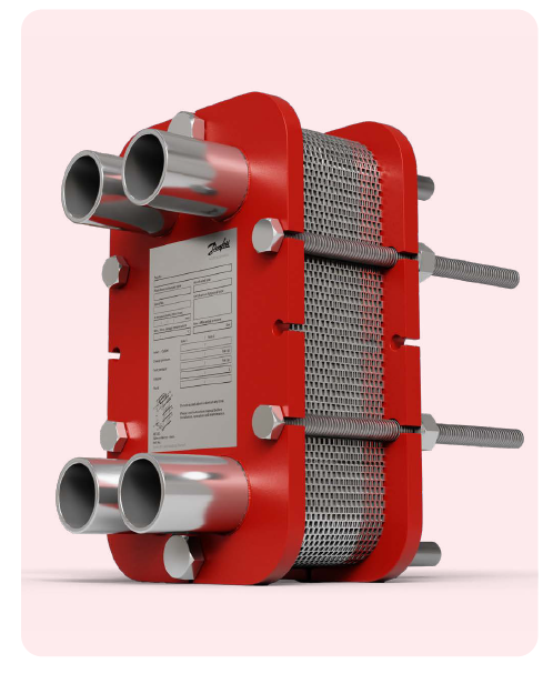 D1 tiivisteelliset levylämmön-siirtimet